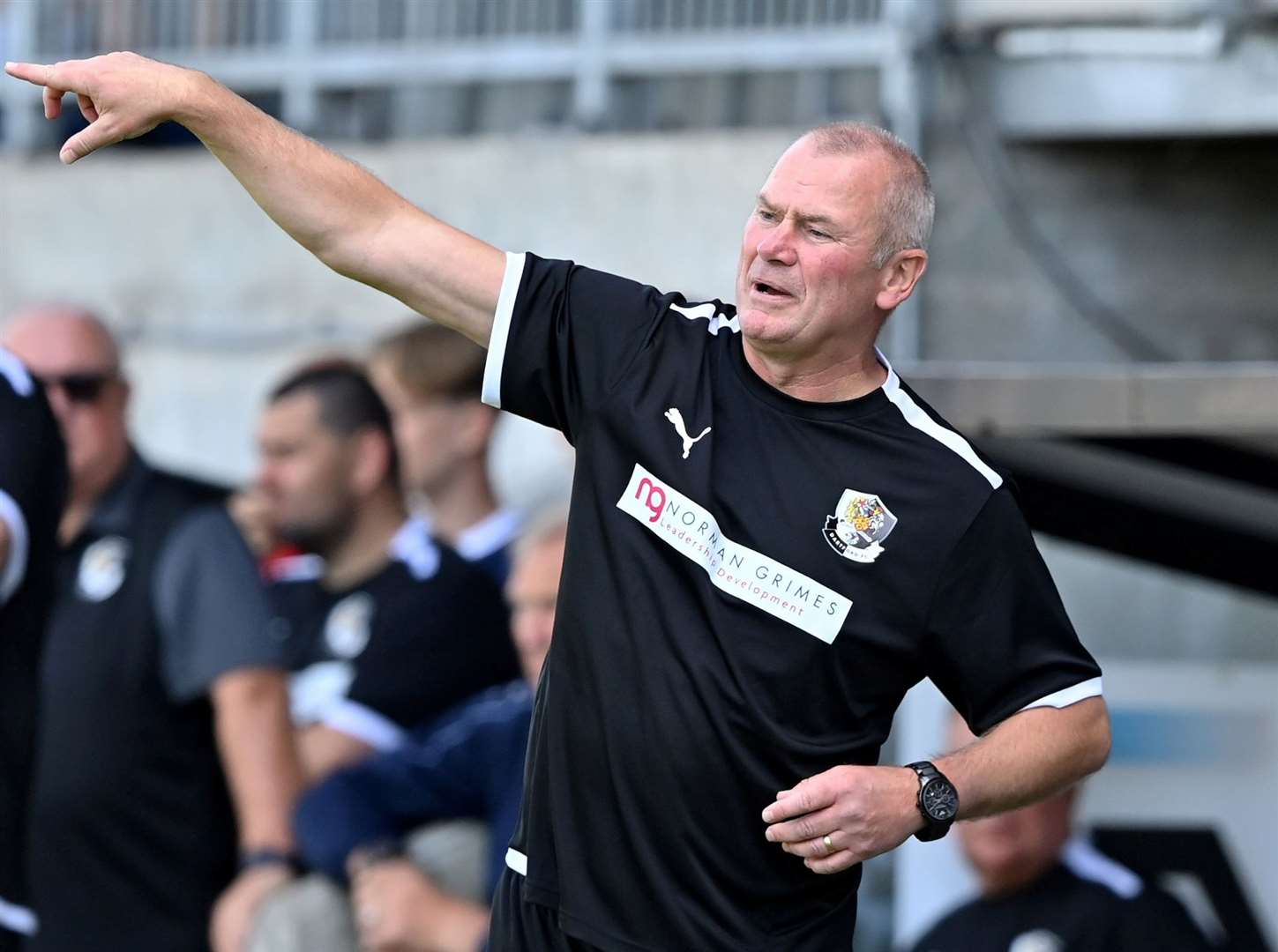 Dartford manager Alan Dowson says he’ll never know how his side lost to Hampton. Picture: Keith Gillard