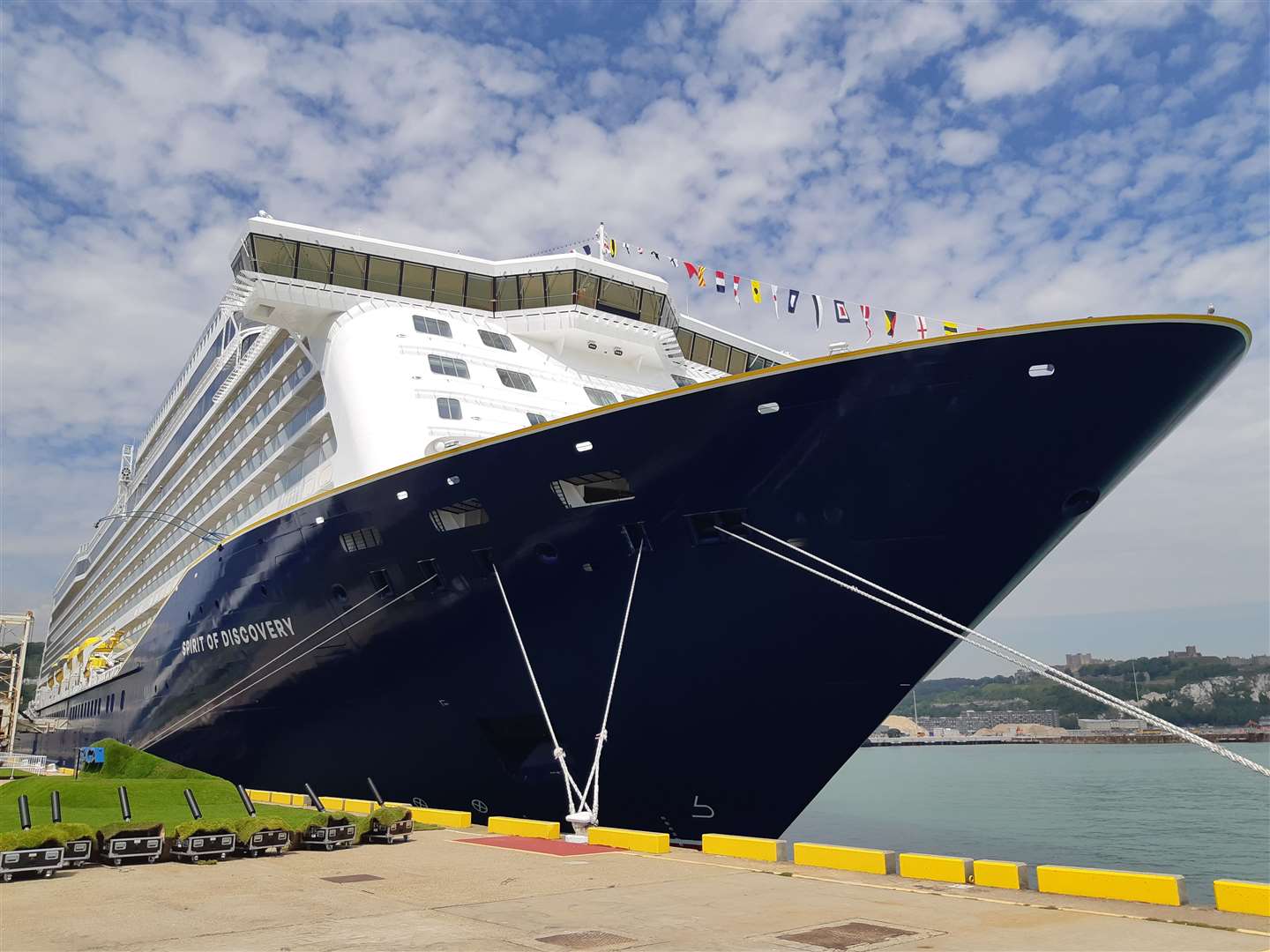 Spirit of Discovery - one of Saga's multimillion pound new cruise ships