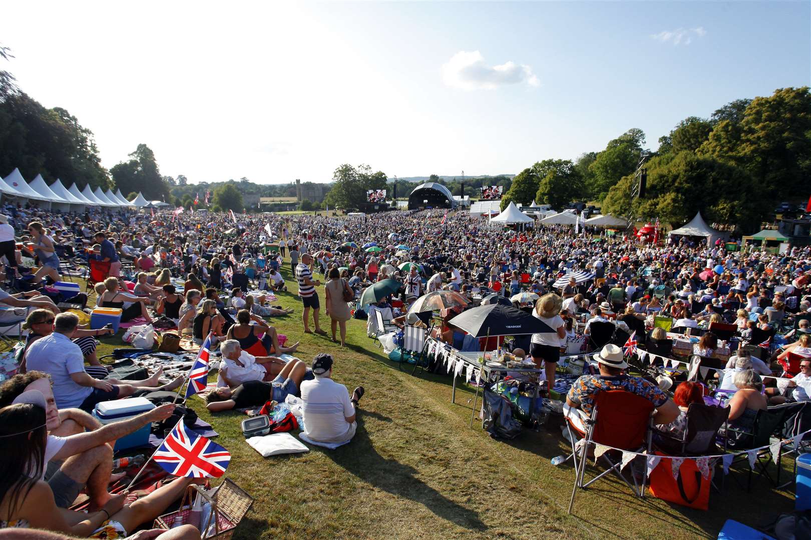 Take a seat and get into the spirit as the Leeds Castle Concert returns. Picture: Sean Aidan