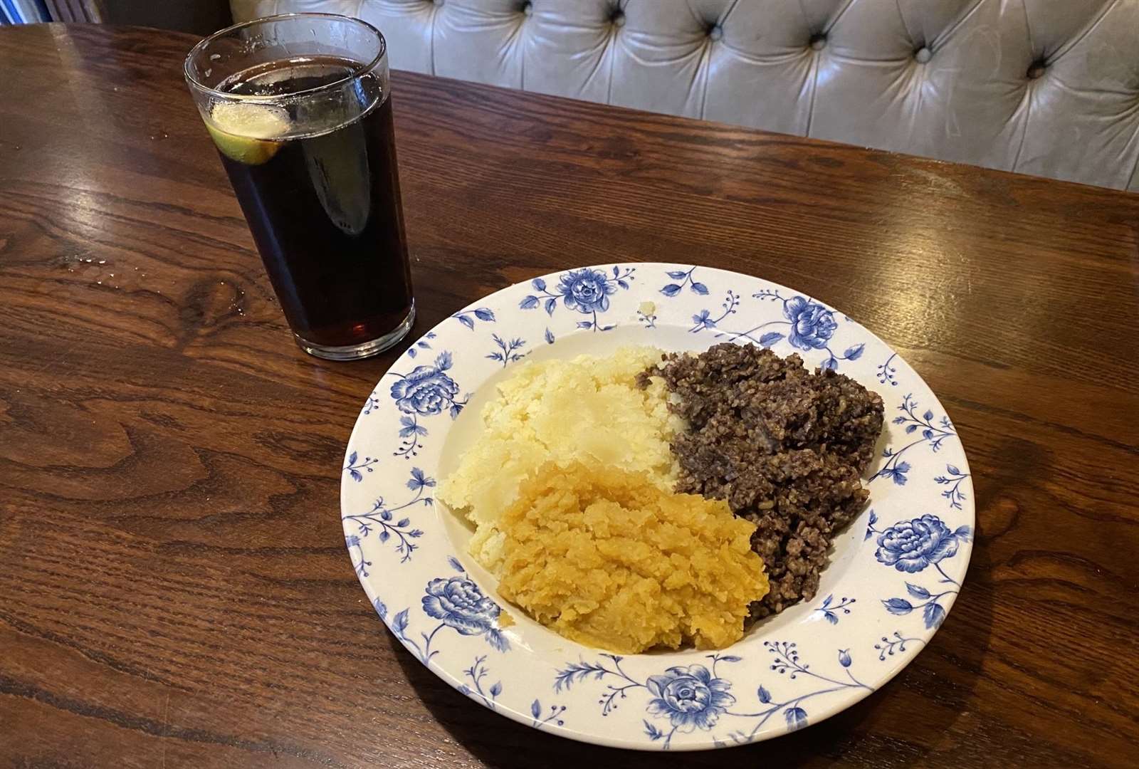 Haggis from last year's Burns Week at the Muggleton Inn Wetherspoon in Maidstone. Picture: Ben Austin