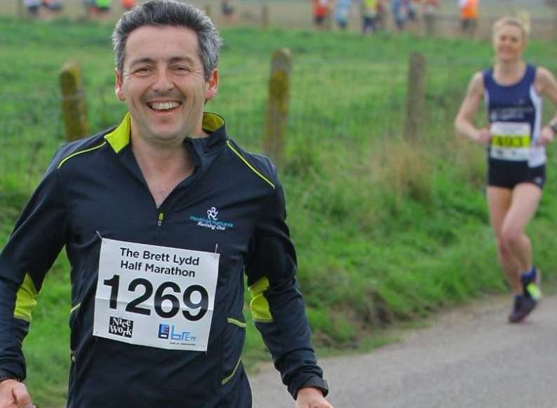 Folkestone mayor Martin Salmon is going to be running the London Marathon
