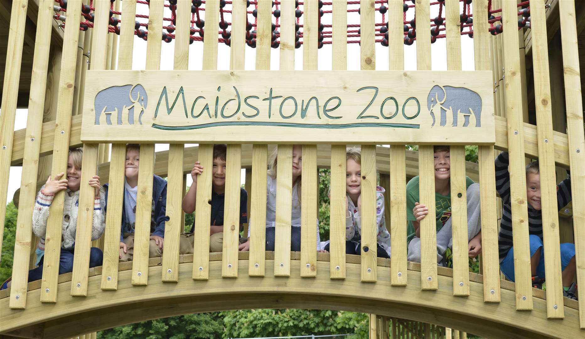 A play park has been opened on the site of Maidstone Zoo Picture: Martin Apps