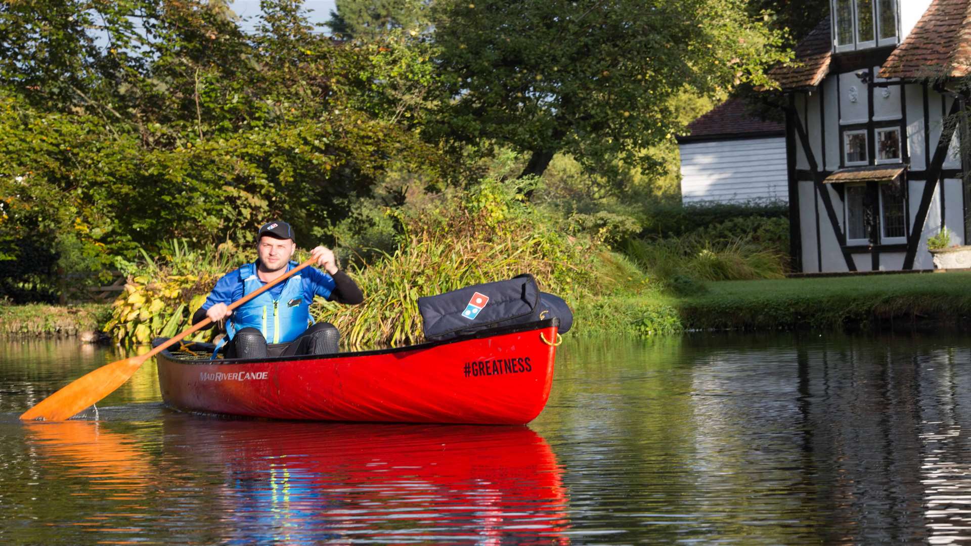 Domino's announced earlier this month it was trialling a pizza delivery service by canoe. So we tested it out.