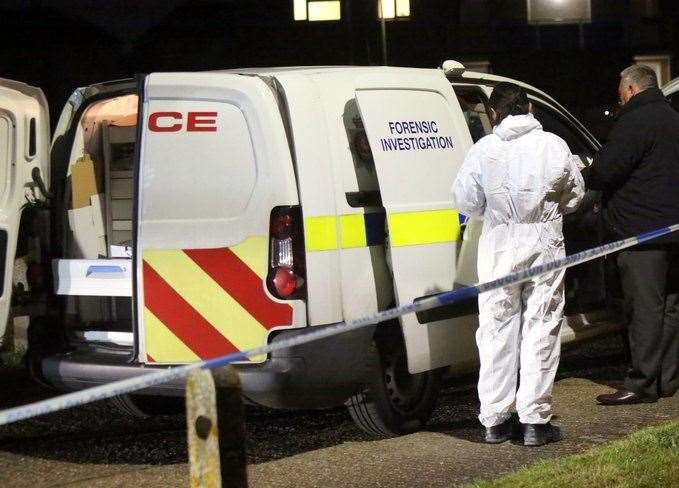 A forensics team in Maidstone