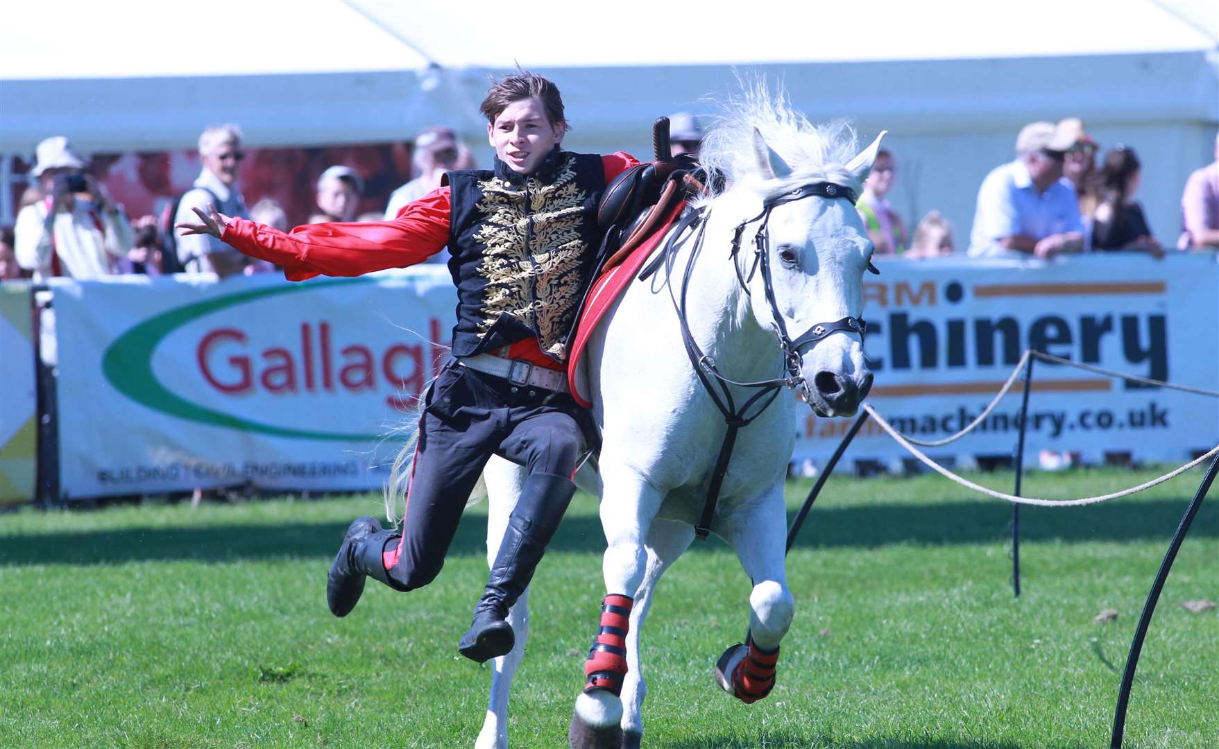 Riders from the International Dzhigitovka Show perform their Cossack style event at this summer's show Picture: John Westhrop