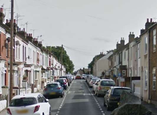 The incident was alleged to have happened in Burnt Oak Terrace, Gillingham. Picture: Google.