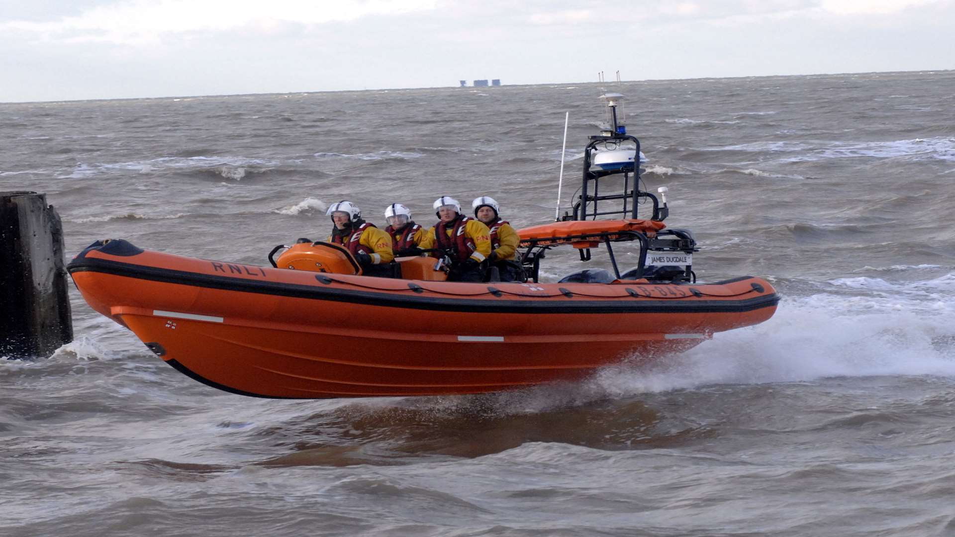 RNLI lifeboat. stock image.