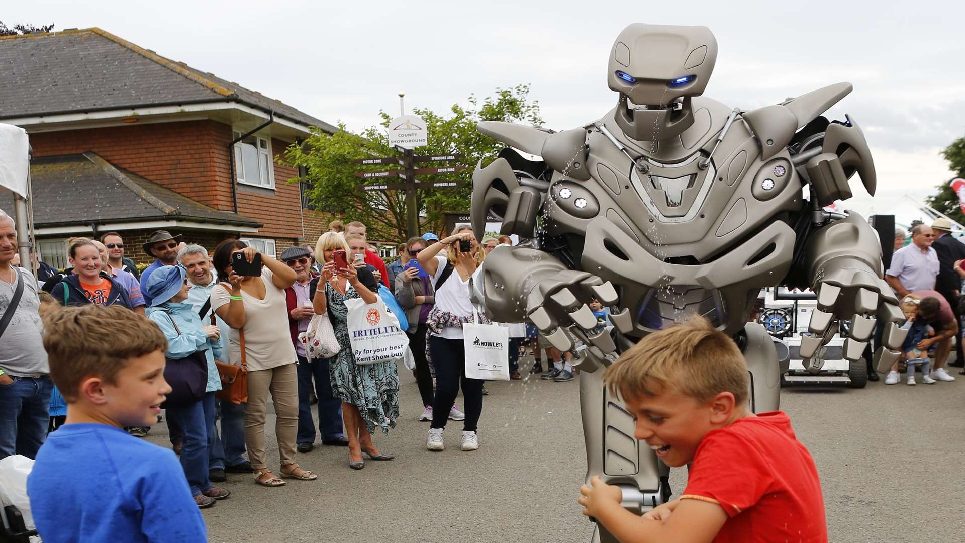 Titan the robot will be back to delight visitors again Picture: Andy Jones