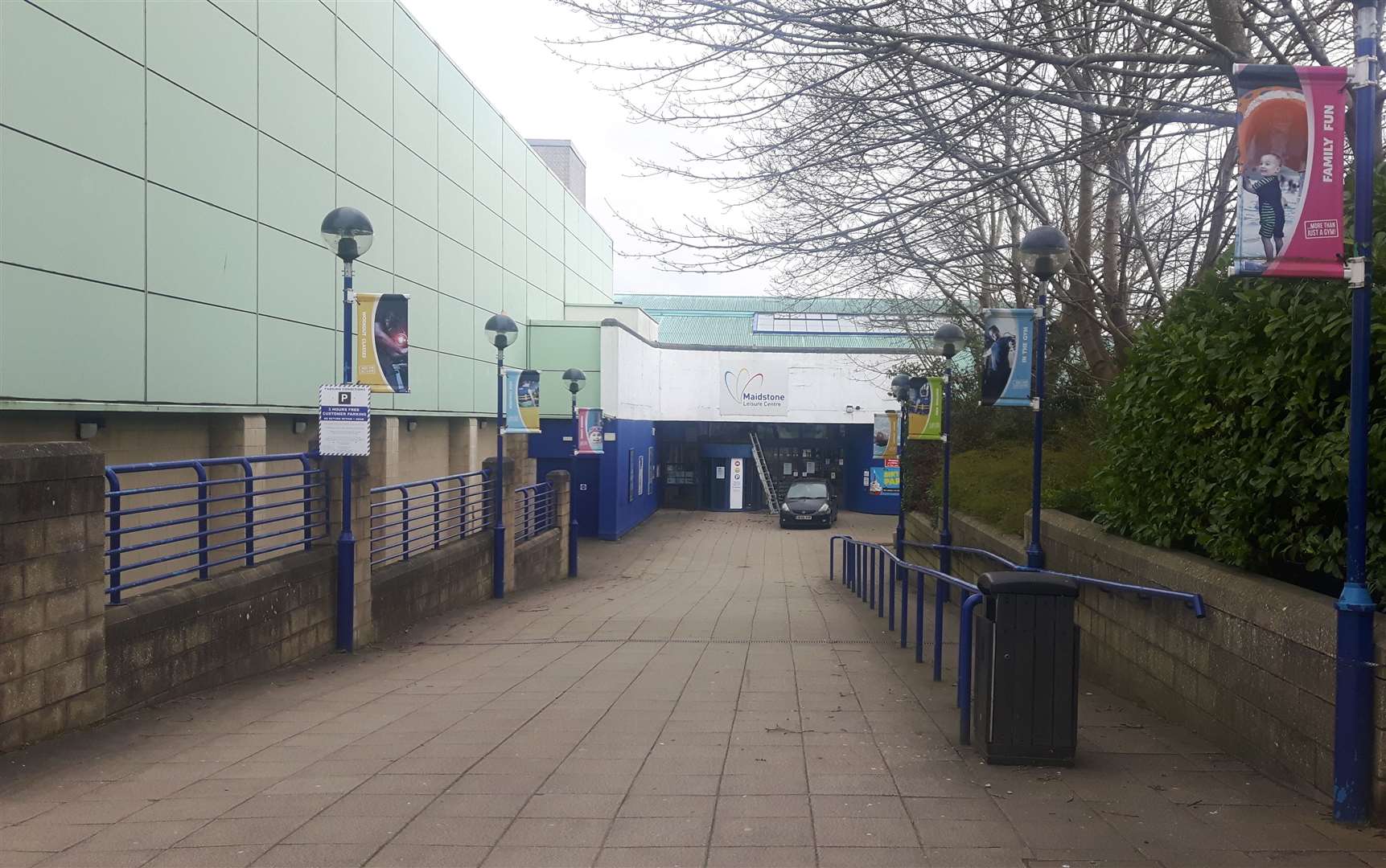 Maidstone Leisure Centre is the town’s main polluter