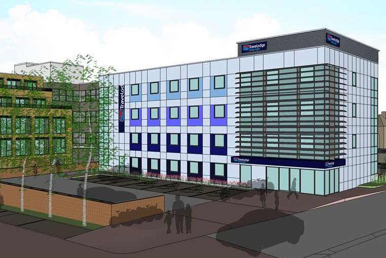 A new Travelodge hotel is planned for the site in Bell Road, Sittingbourne
