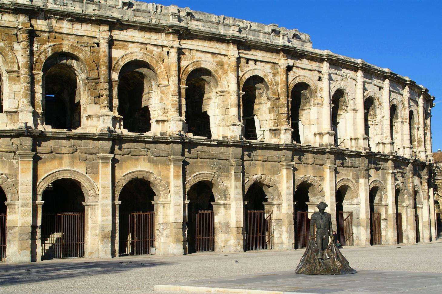 The Arena, in Nimes town centre