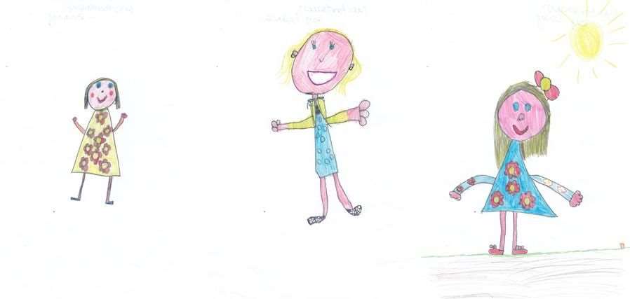 Some of the pictures drawn by pupils. Picture: Benenden C of E Primary School