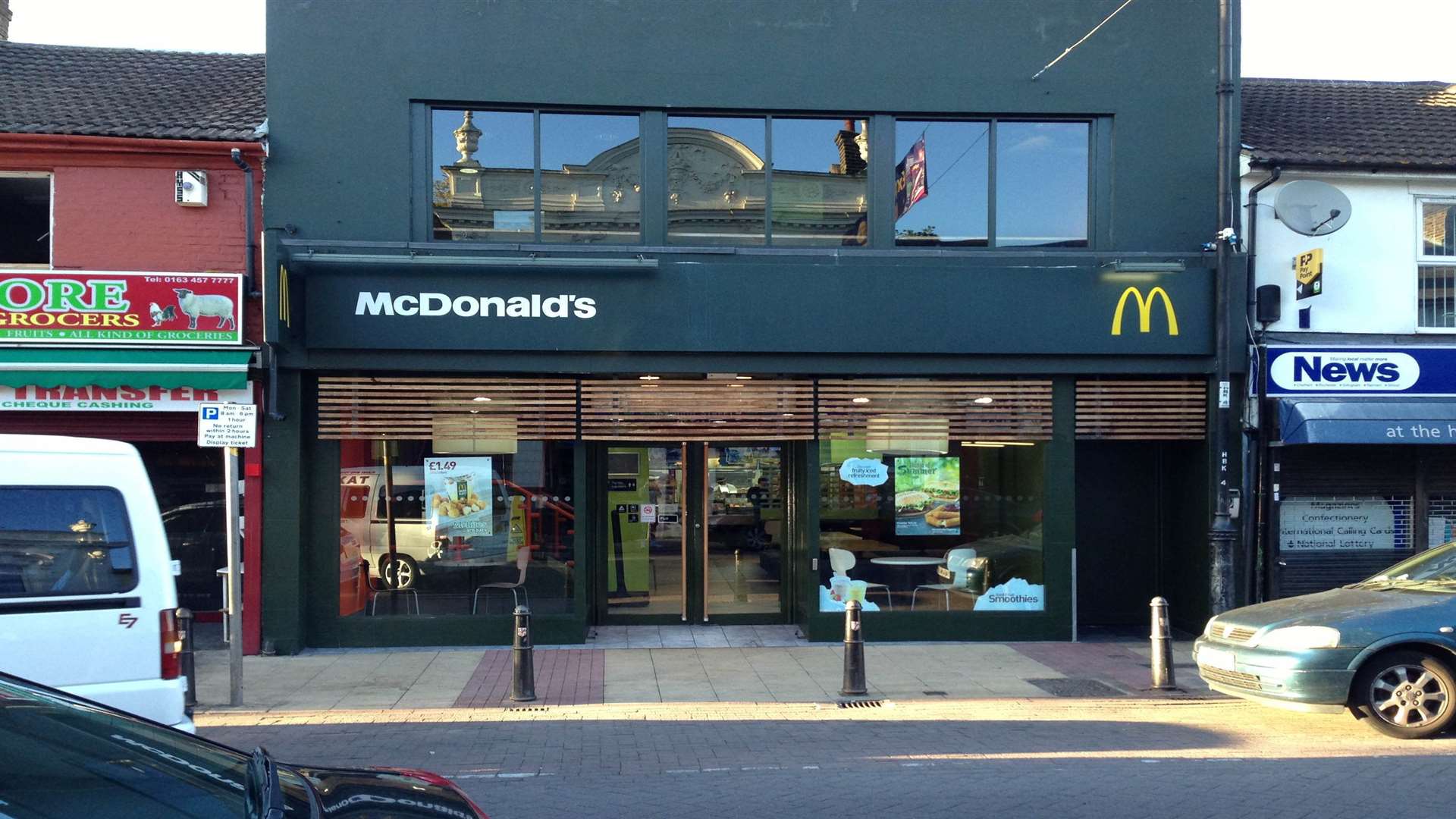 The McDonald's in Gillingham High Street has kept the ban