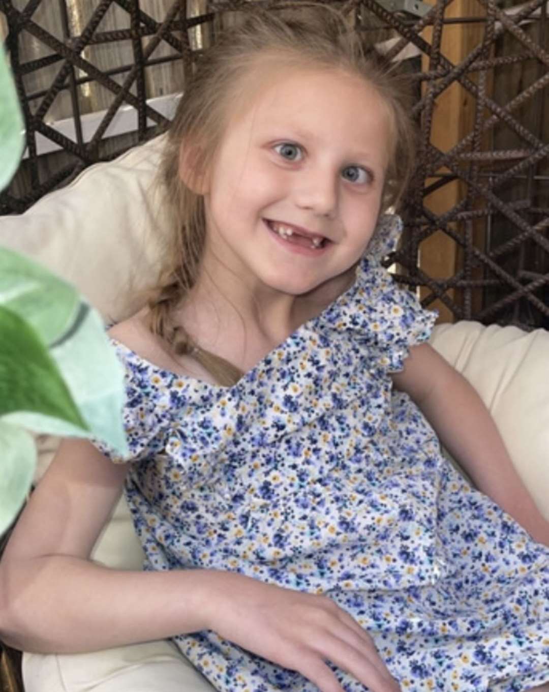 Lottie, seven, has an undiagnosed disability