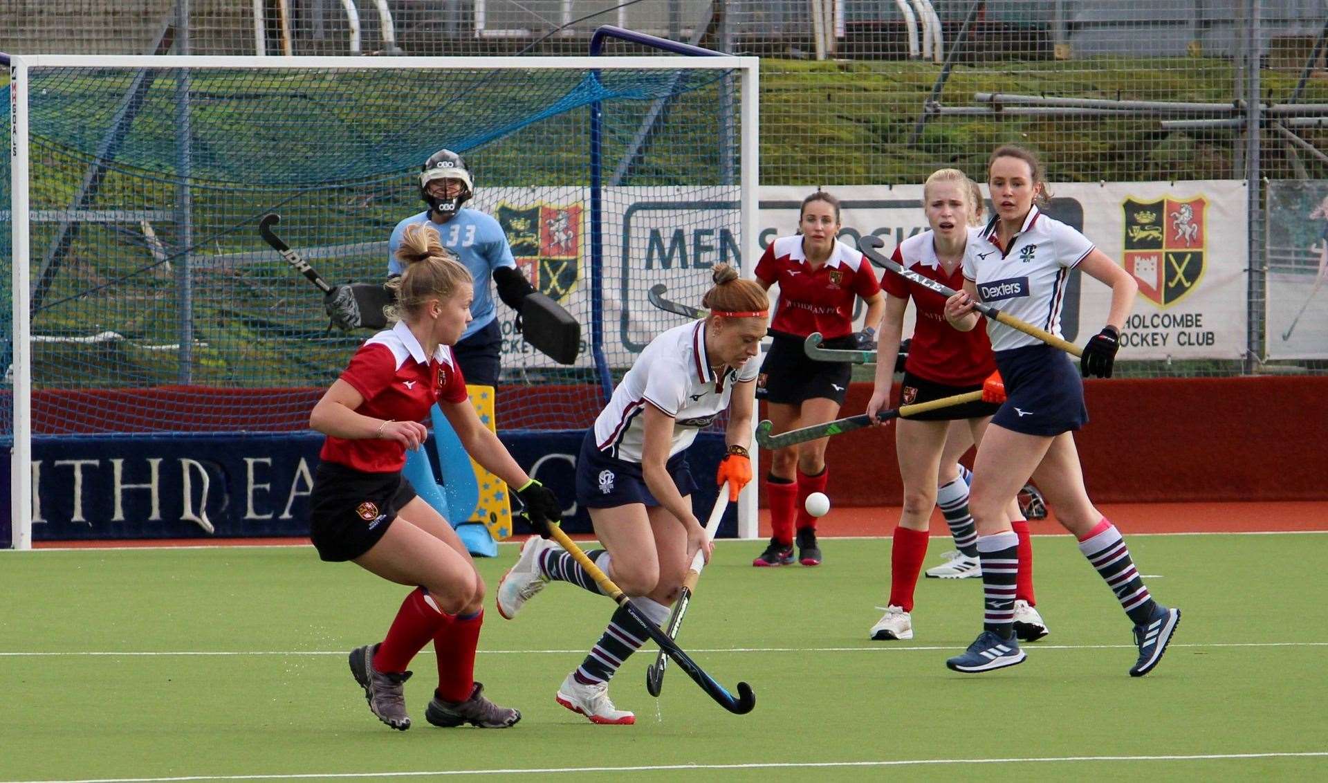 Holcombe Women were up against Surbiton 2s at Holcombe Park Picture: Jon Goodall