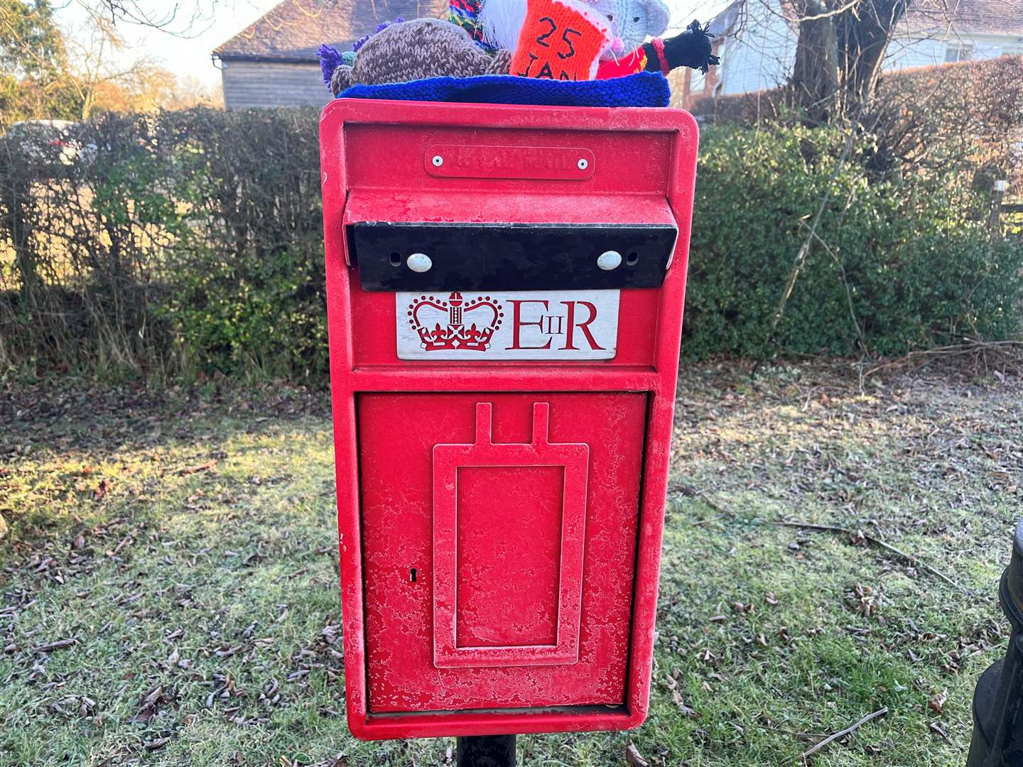 The locked postbox was installed in October – but remains out of action