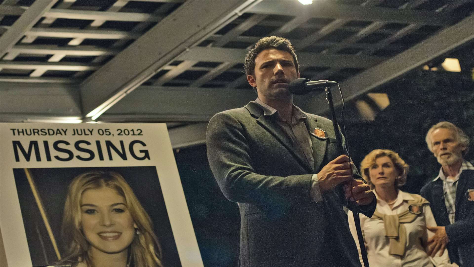 Ben Affleck and Rosamund Pike in Gone Girl. Picture: PA Photo/Fox UK Film