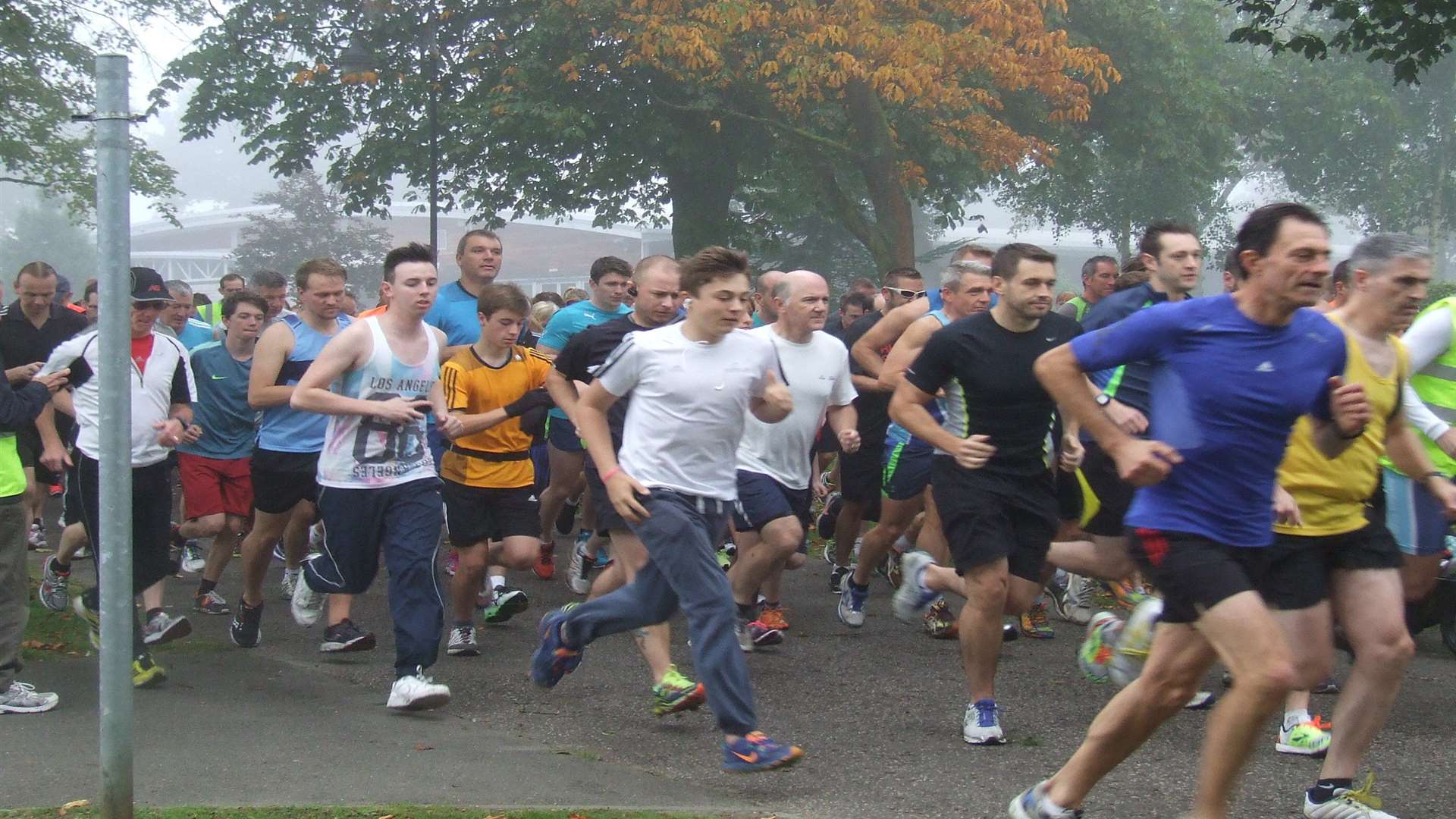 Runners in Ashford.