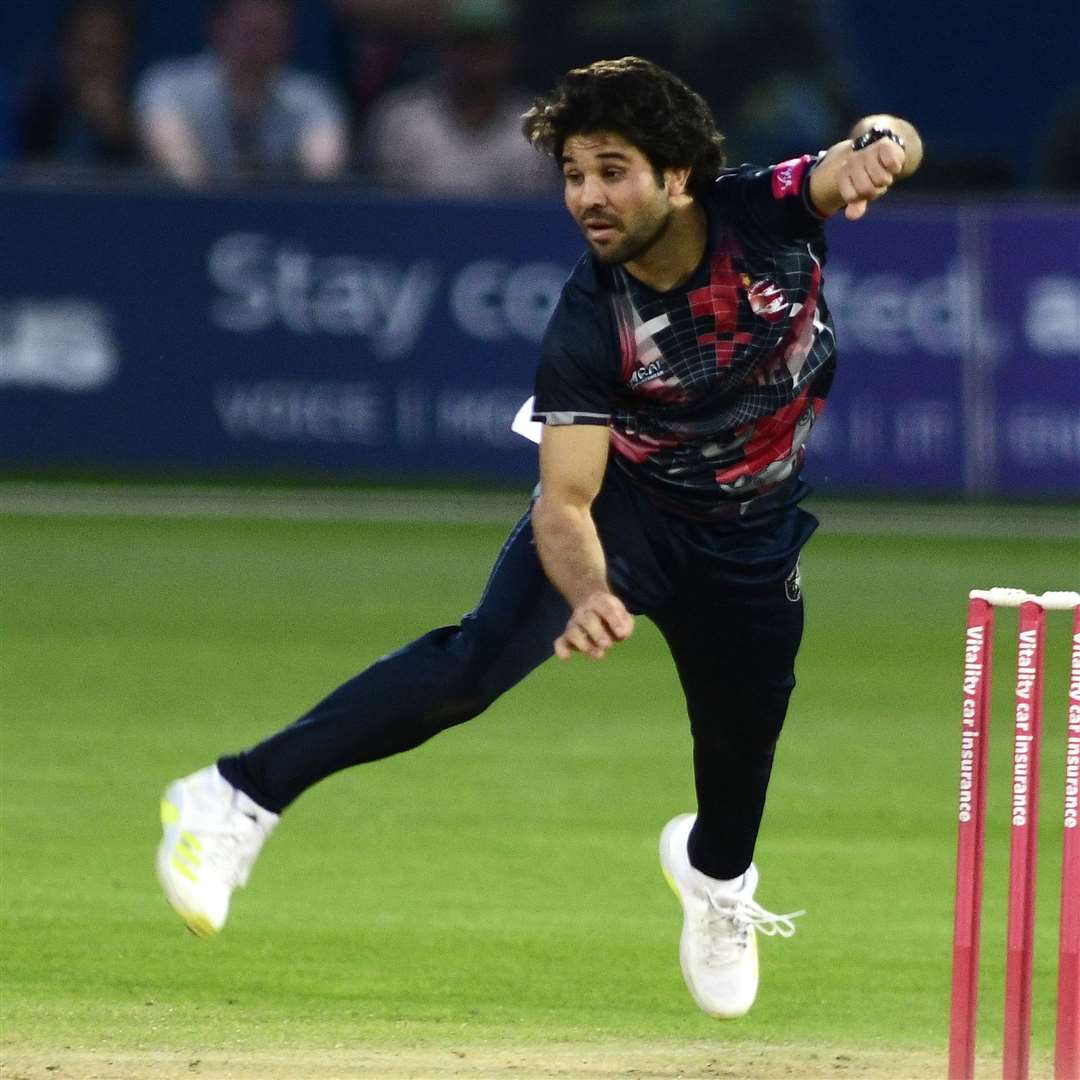Kent had already re-signed Qais Ahmad during the close season as they look to build on last summer's success. Picture: Barry Goodwin