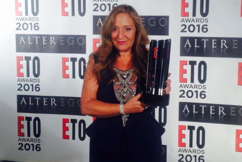 Tracey Whitmore was named best shop manager at the ETO awards