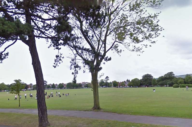 A 13-year-old boy was attacked in Radnor Park in Folkestone. Picture: Google Street View