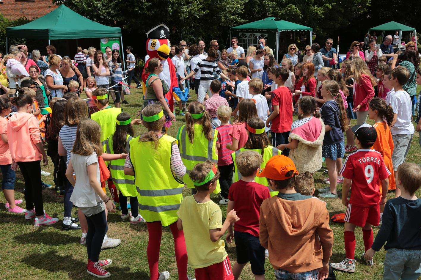There was a carnival atmosphere at the fete