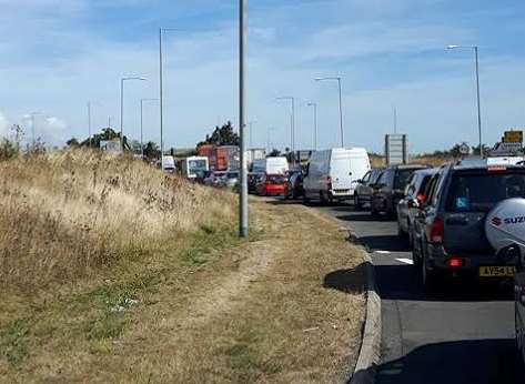 There is congestion chaos on Sheppey following the introduction of a new road scheme. Pic: Elaine Patterson
