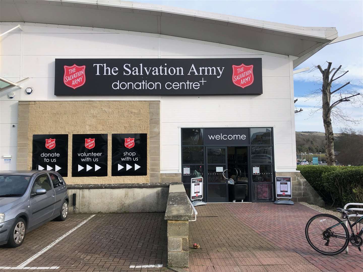The Folkestone store is the first Salvation Army donation centre in the county
