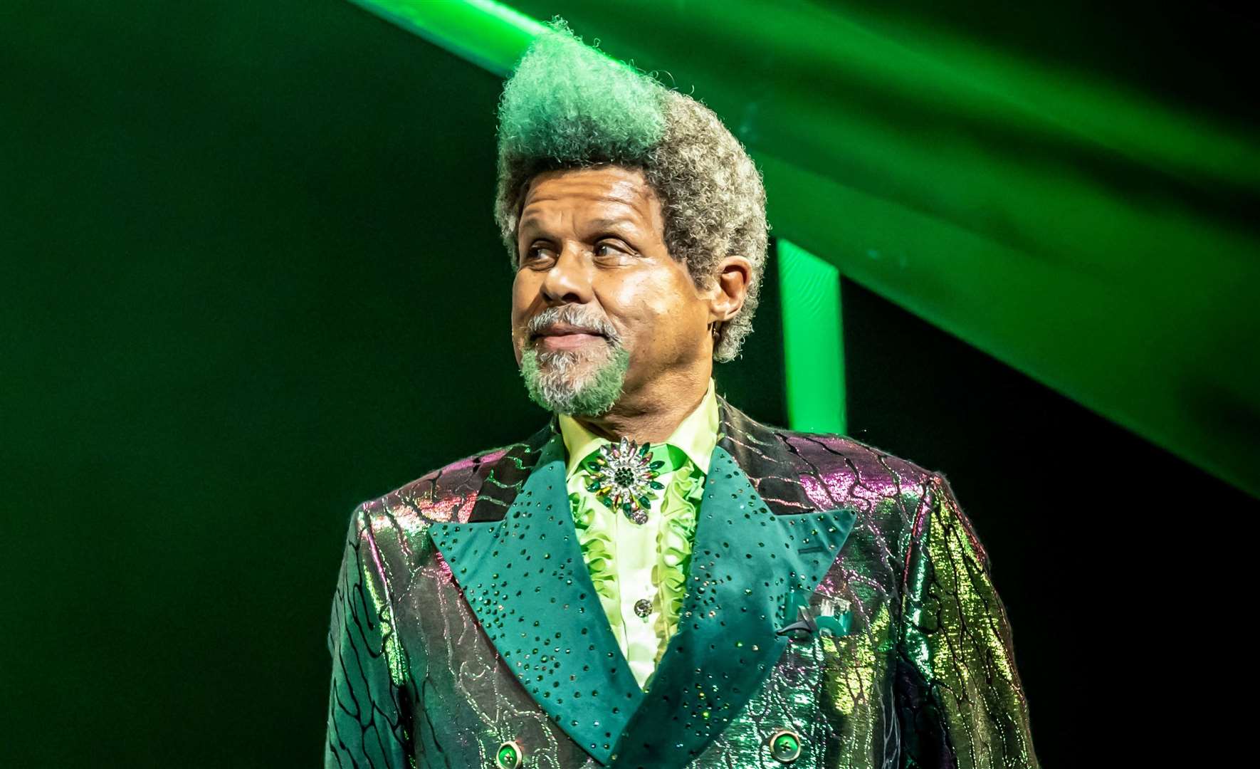 TV presenter Gary Wilmot reprises his role as The Wizard. Picture: Marc Brenner