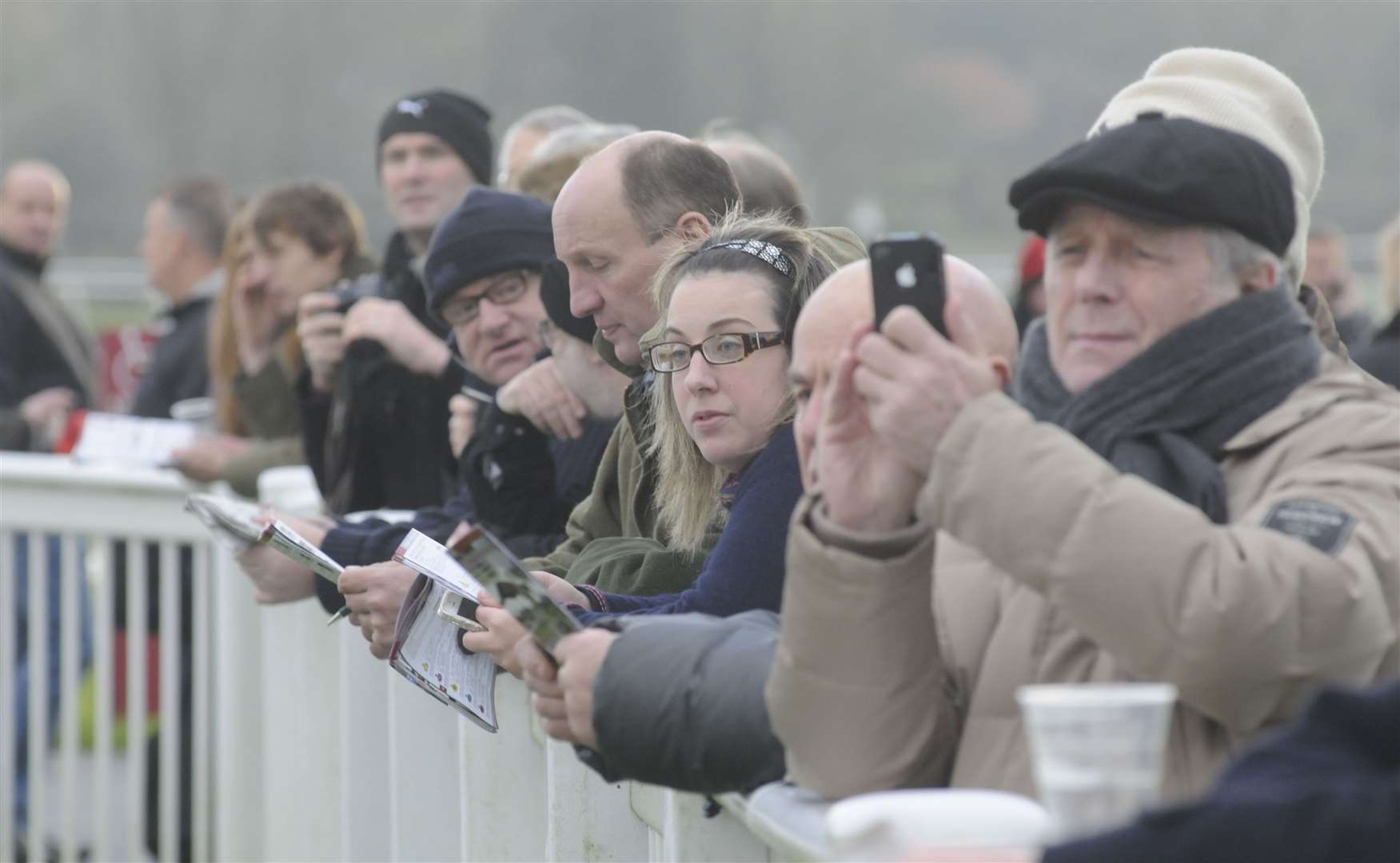 Spectators at the final event in December 2012