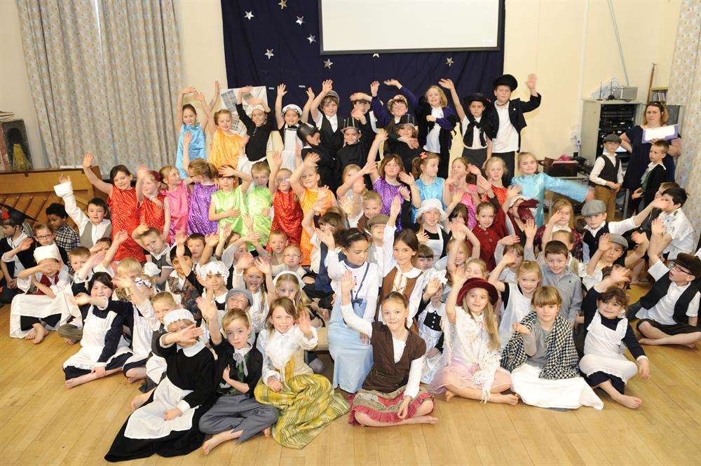 Pupils from Year 2 and Year 3 staged the production