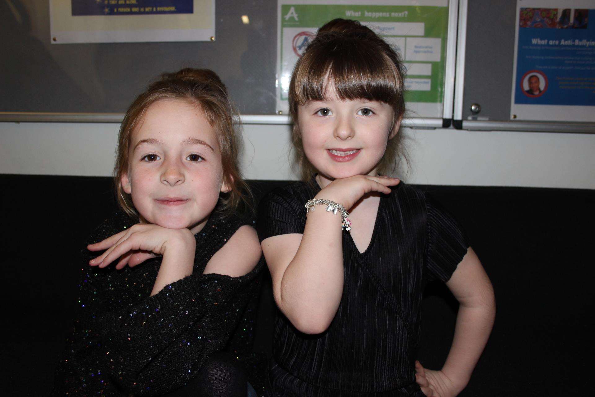 Little Mix fans Katie Reid, left, and Madison Cordingley at the LMX concert at the Oasis Academy Theatre, Sheerness, on Friday (7389568)