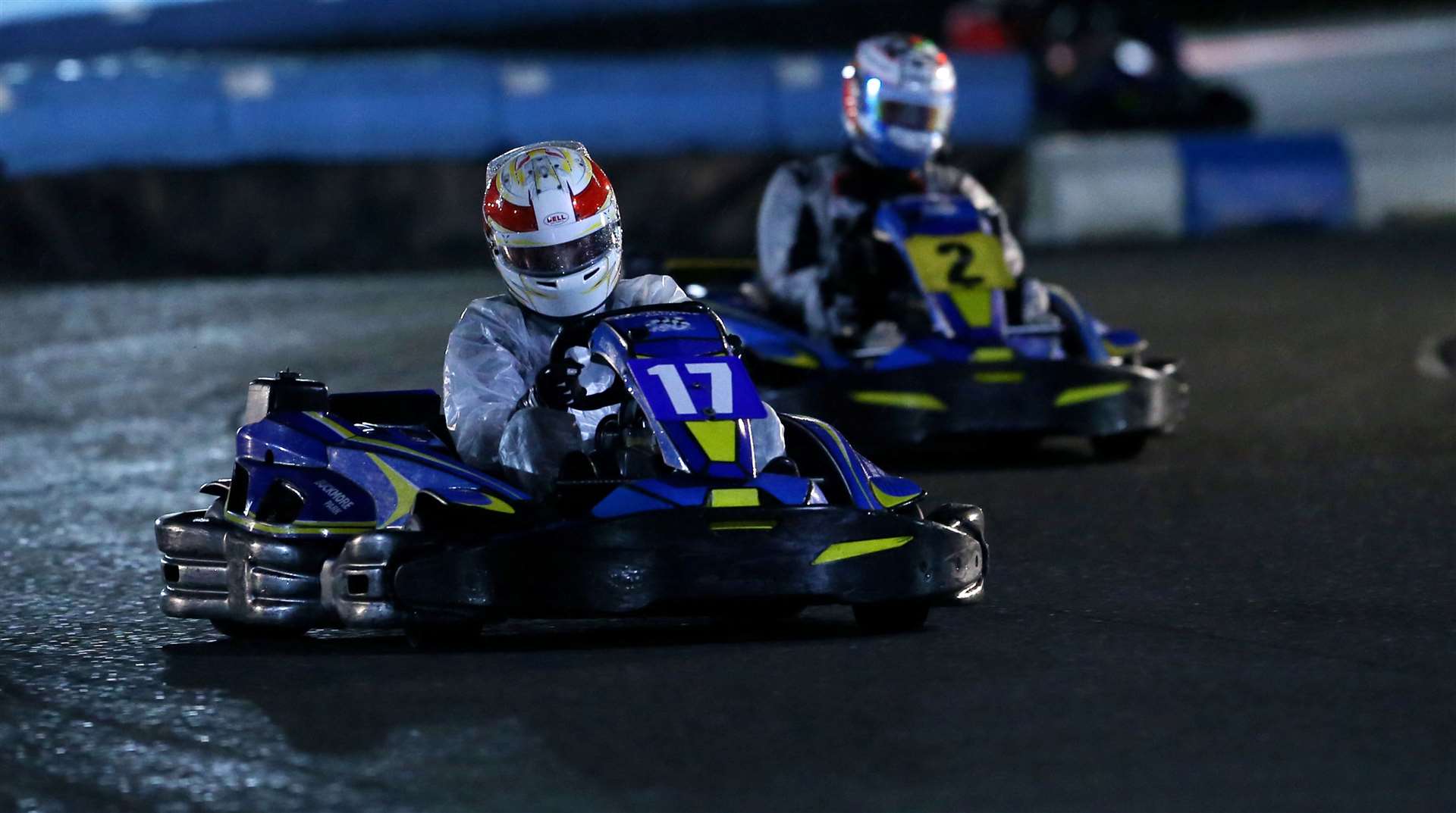 Win a night-time racing experience at Buckmore Park in Chatham. Picture: Buckmore Park