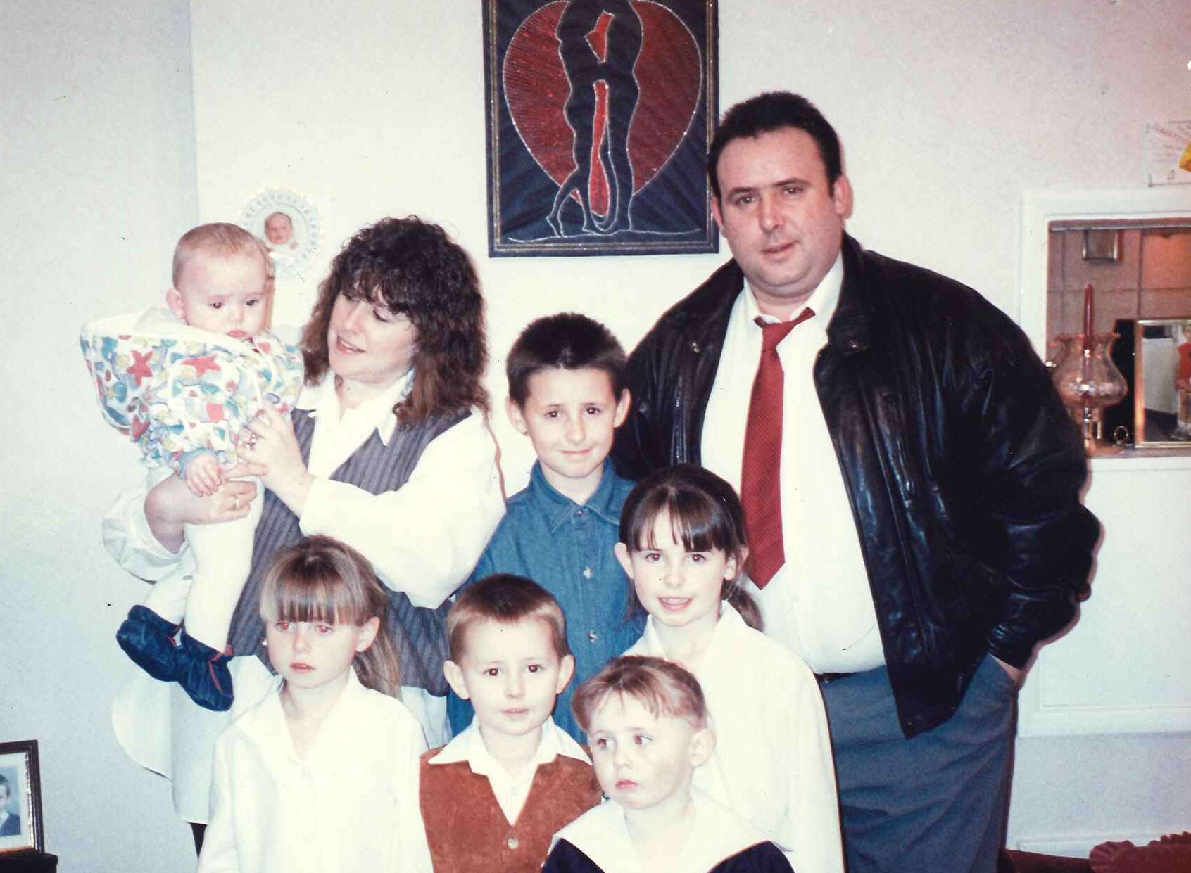Tina and Robert Alston with their children