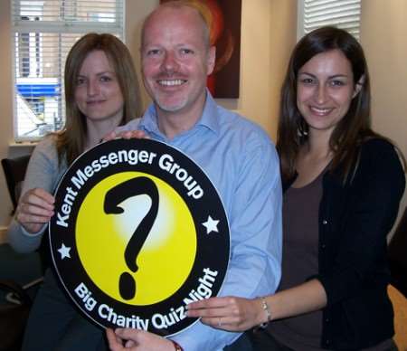 Horwath, Clark, Whitehill staff Mark Anderson, Johanne Dickerson and Gemma Harber. The firm is backing the KM Big Quiz.