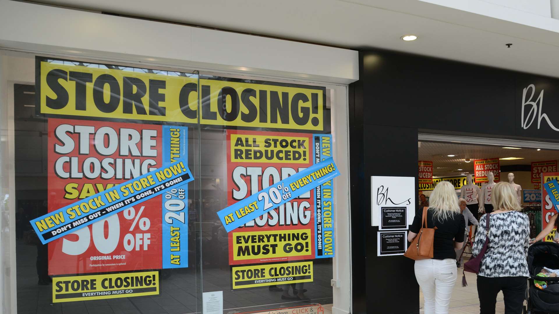 The Ashford store held a countdown to its closure