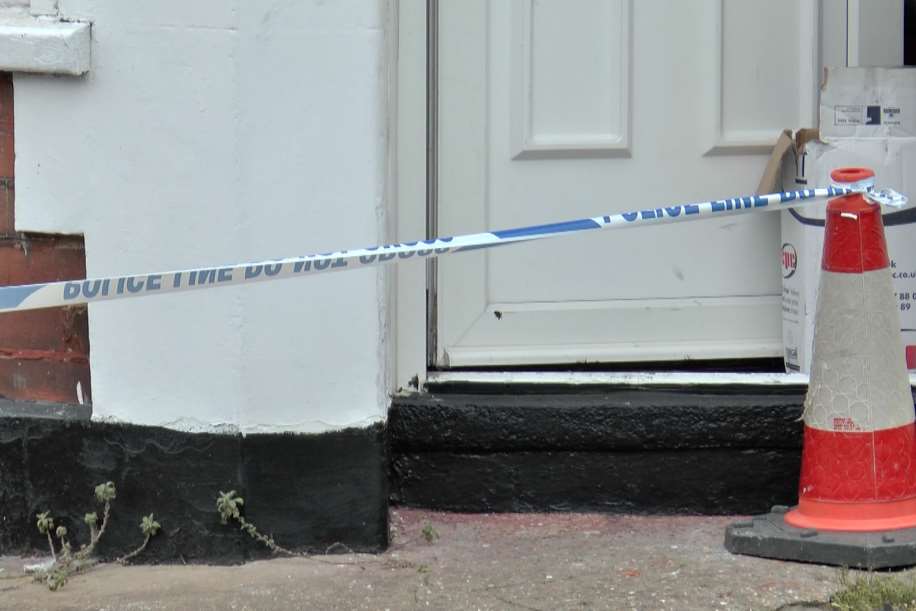 The house has been cordoned off