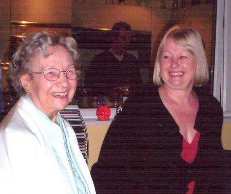 Elsie Blades and Marilyn Herlihy