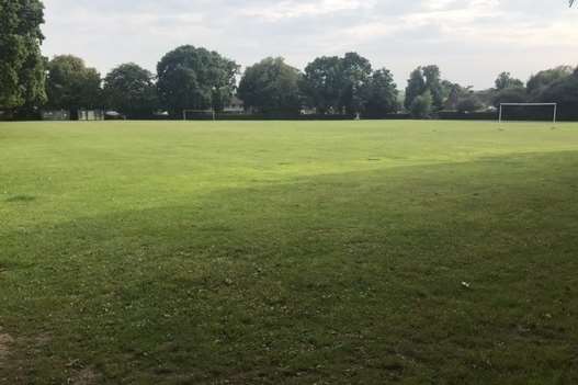 The football pitch belonging to Homewood School