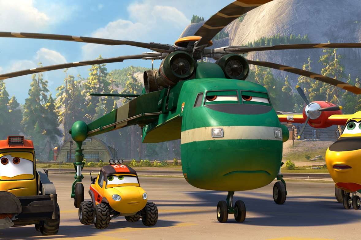 Planes 2: Fire & Rescue, Blackout, Dynamite, Windlifter & Dipper. Picture: PA Photo/Walt Disney Studios Motion Pictures UK