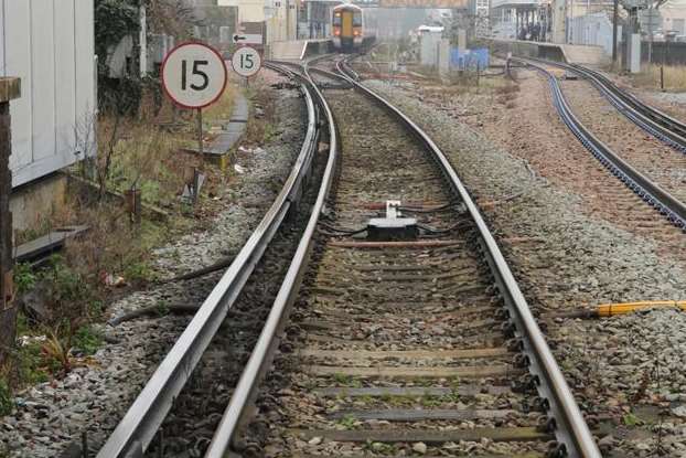 The rail line is blocked between Sturry and Minster