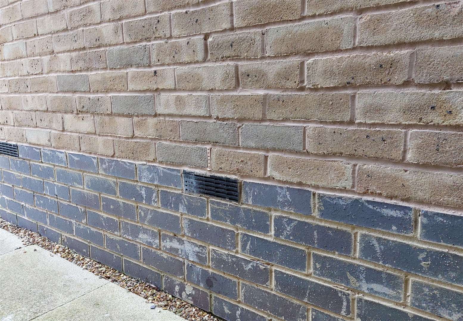 Neighbouring properties have air bricks which are much higher above ground level