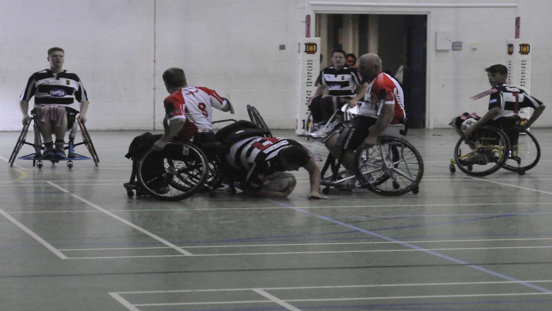 Disabled people can play rugby with the same mates they played with before they had their motorbike accident or went to Afghanistan. Picture: Steve Crispe