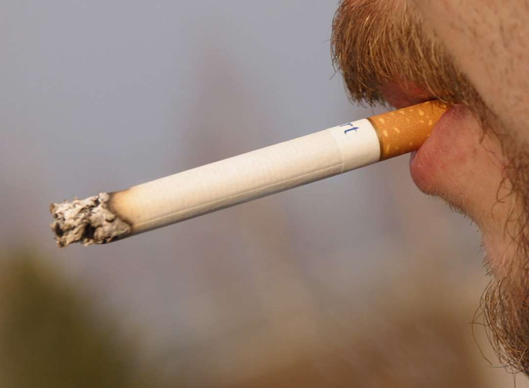 Smoker with cigarette. Picture: Getty Images