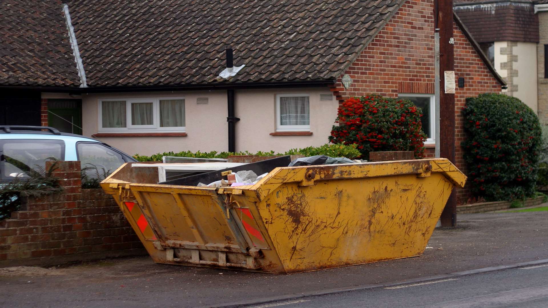 If you're intending to put your skip on the road or pavement you'll need to get council permission