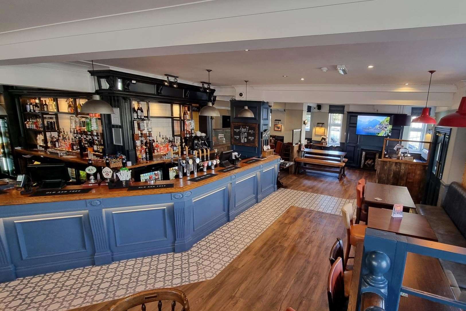 Inside the renovated pub. Picture: Grant Sanders