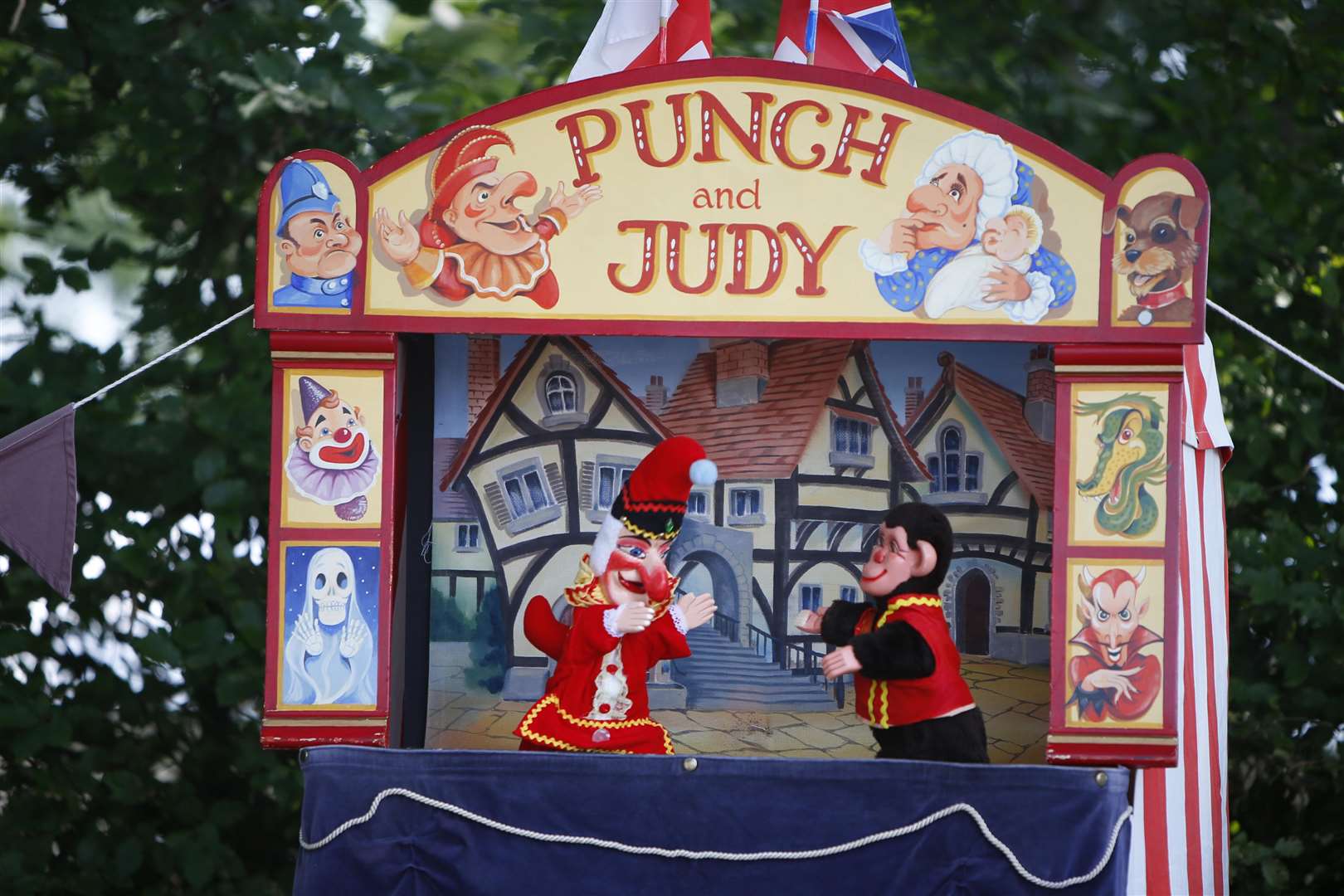 The ever popular Punch and Judy Show