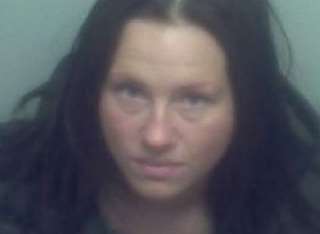 Amelia Waters' police mugshot. Picture: Kent Police