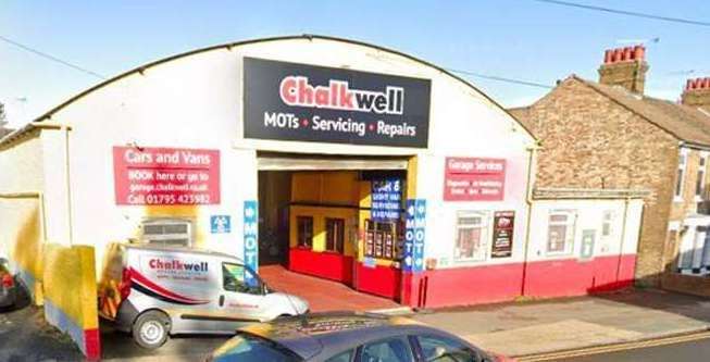 Chalkwell Garage Services has closed. Picture: Google