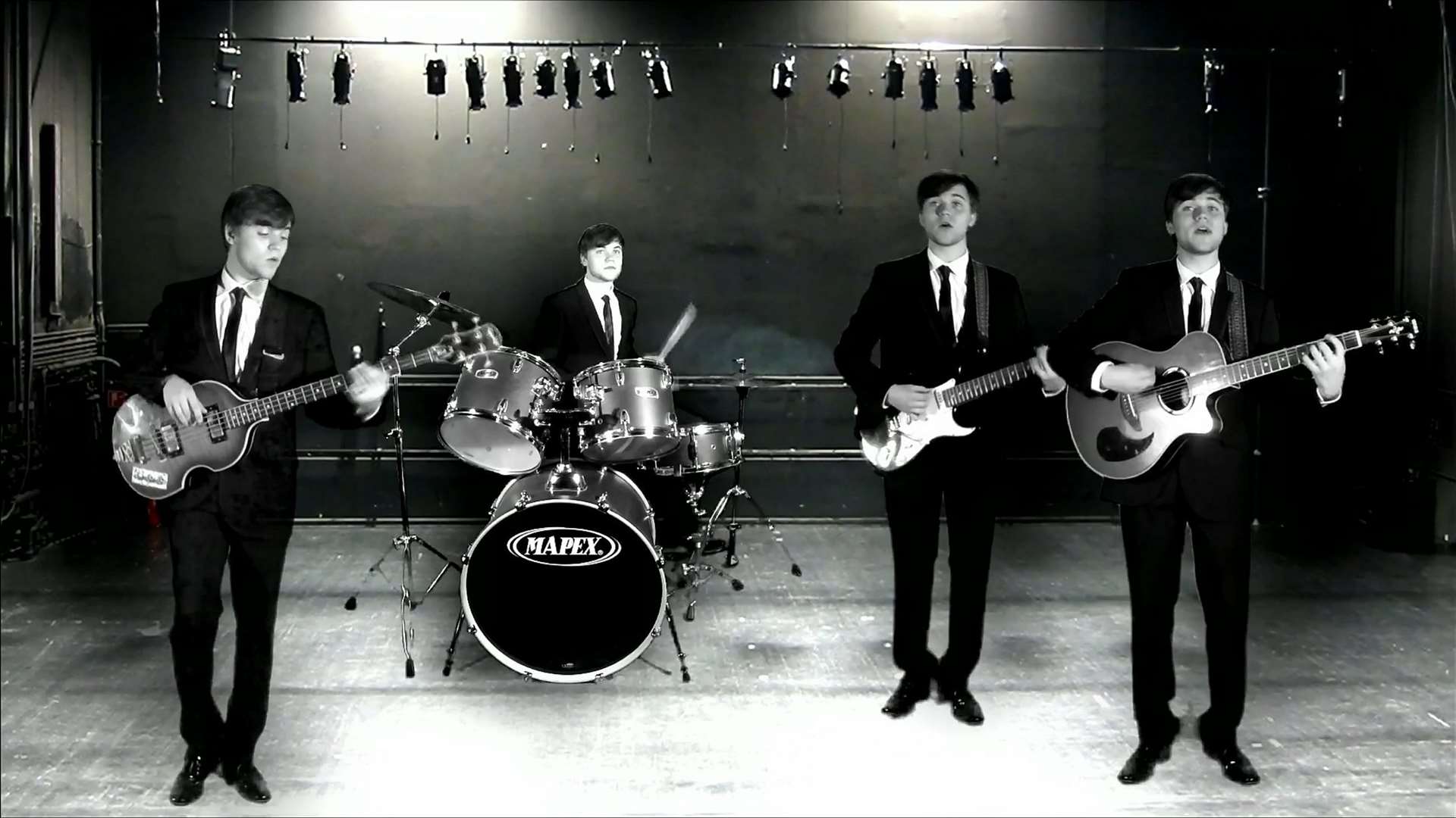 The Bens channel The Beatles. SWNS